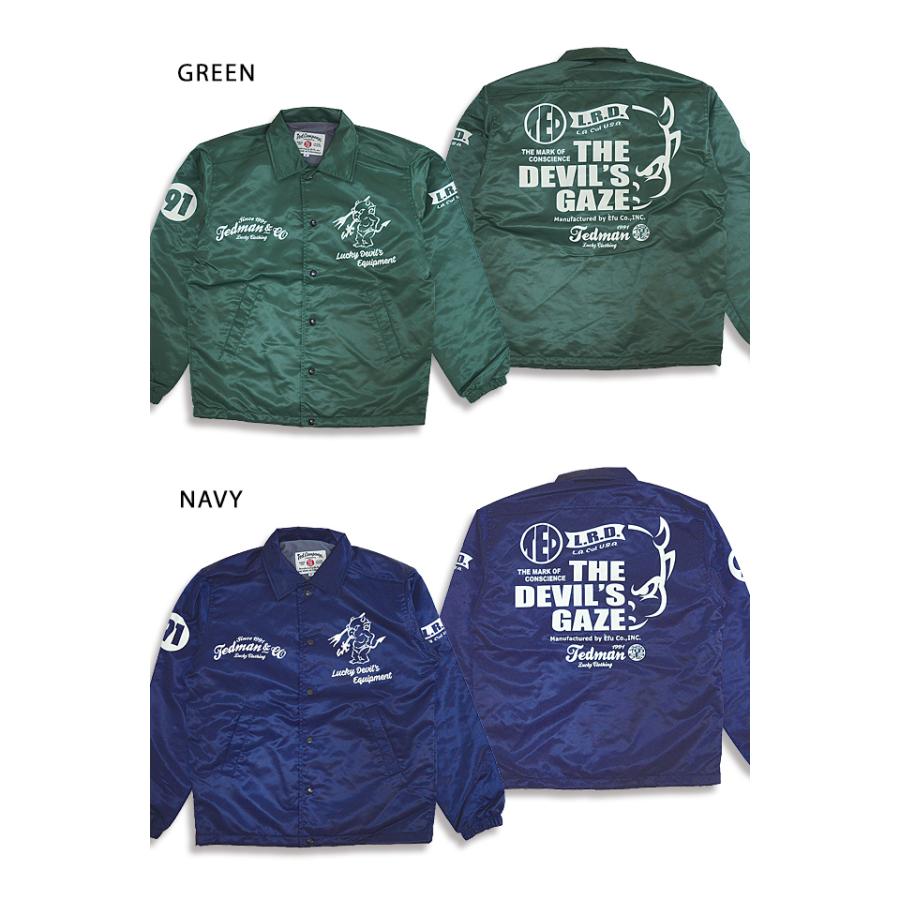 コーチジャケット TEDMAN テッドマン TCNJ-060 エフ商会 ライトアウター アメカジ 赤鬼 efu コーチジャケット TEDMAN テッドマン TCNJ-060 エフ商会 ライト