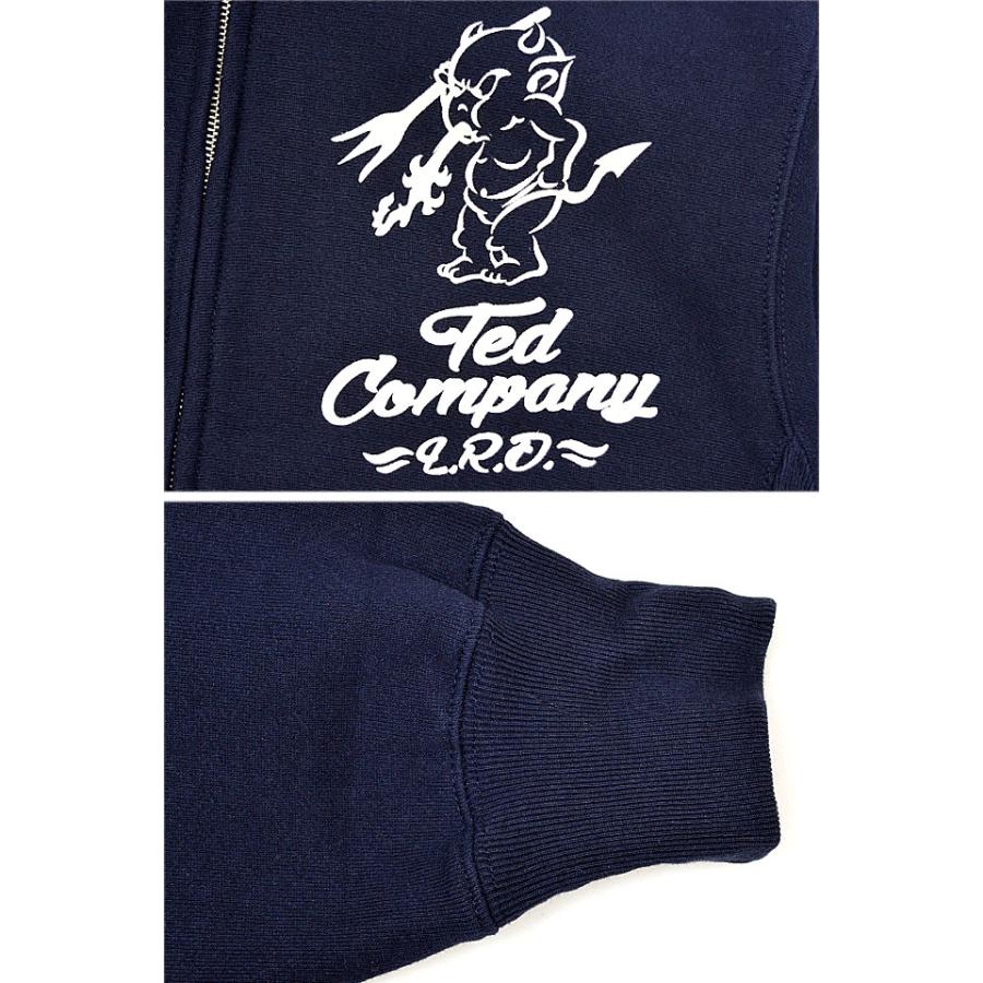 12.0ozヘヴィーウェイトスウェットジップアップパーカー TEDMAN テッドマン TDSP-158 スエット ヘビーオンス エフ商会 12.0ozヘヴィーウェイトスウェットジップアップパーカー TEDMAN