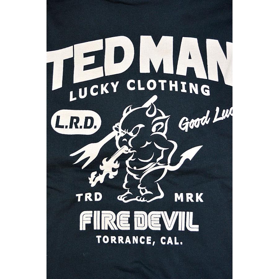 スウェットパーカー TEDMAN テッドマン TDSP-159 エフ商会 スエット