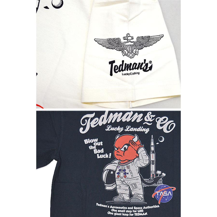 PROGRAM「LOR」半袖Tシャツ TEDMAN テッドマン TDSS-568 宇宙 ロケット
