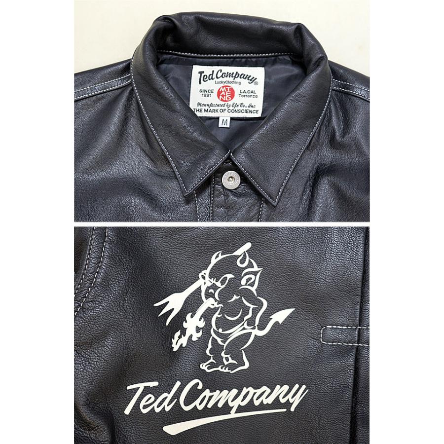 1stタイプ ゴートスキンレザージャケット TEDMAN テッドマン 山羊 本革 Gジャンタイプ エフ商会 efu 1stタイプ ゴートスキンレザージャケット TEDMAN テッドマン 山羊 本革