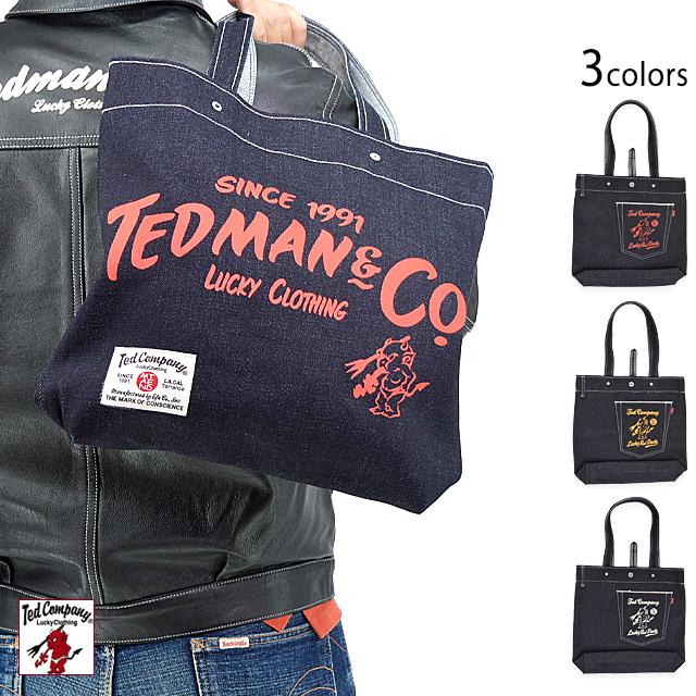 TEDMAN（テッドマン） 23ozデニムトートバッグ TDBG-1500 かばん 
