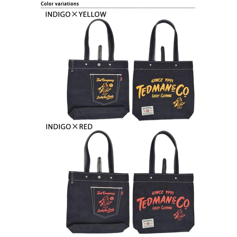 TEDMAN（テッドマン） 23ozデニムトートバッグ TDBG-1500 かばん 
