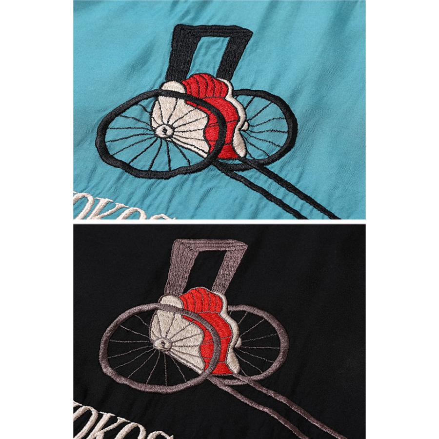 スカボーリングシャツ「CPO CLUB」 テーラー東洋 TT39103 刺繍 人力車