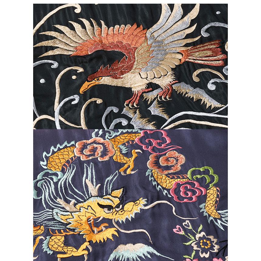Early 1950s Style AGING MODELアセテートリバーシブルスカジャン「EAGLE × DRAGON」 テーラー東洋 TT15393-119 和柄爆買の画像