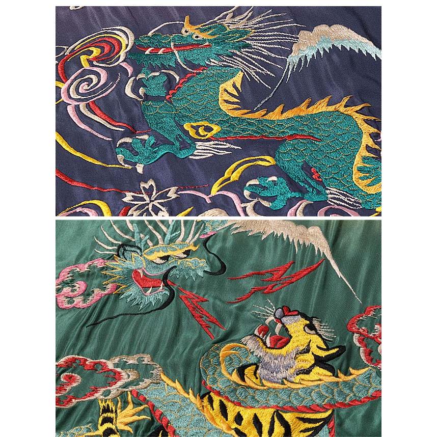 AGING MODEL Mid 1950s Style アセテートスカジャン「DRAGON×DRAGON＆TIGER」 テーラー東洋 TT15492-128爆買の画像