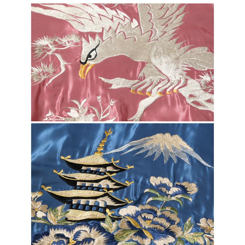 Early 1950s Style アセテートリバーシブルスカジャン「WHITE EAGLE