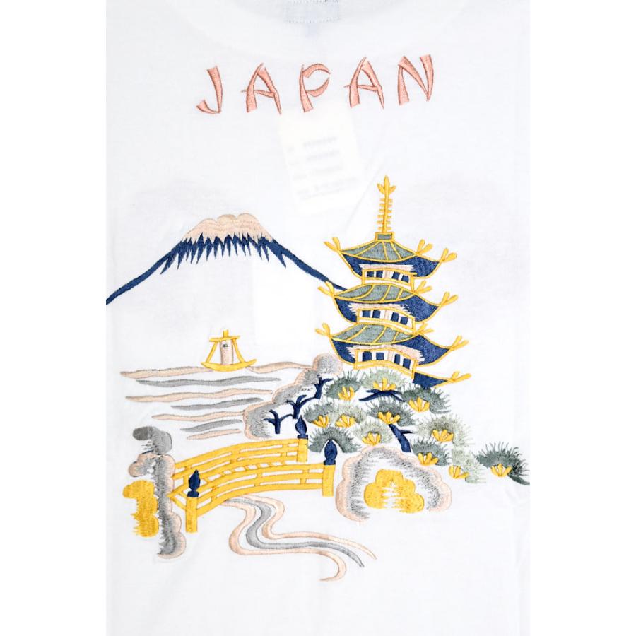 スカ刺繍半袖Tシャツ「LANDSCAPE」 テーラー東洋 TT79589 和柄 和風