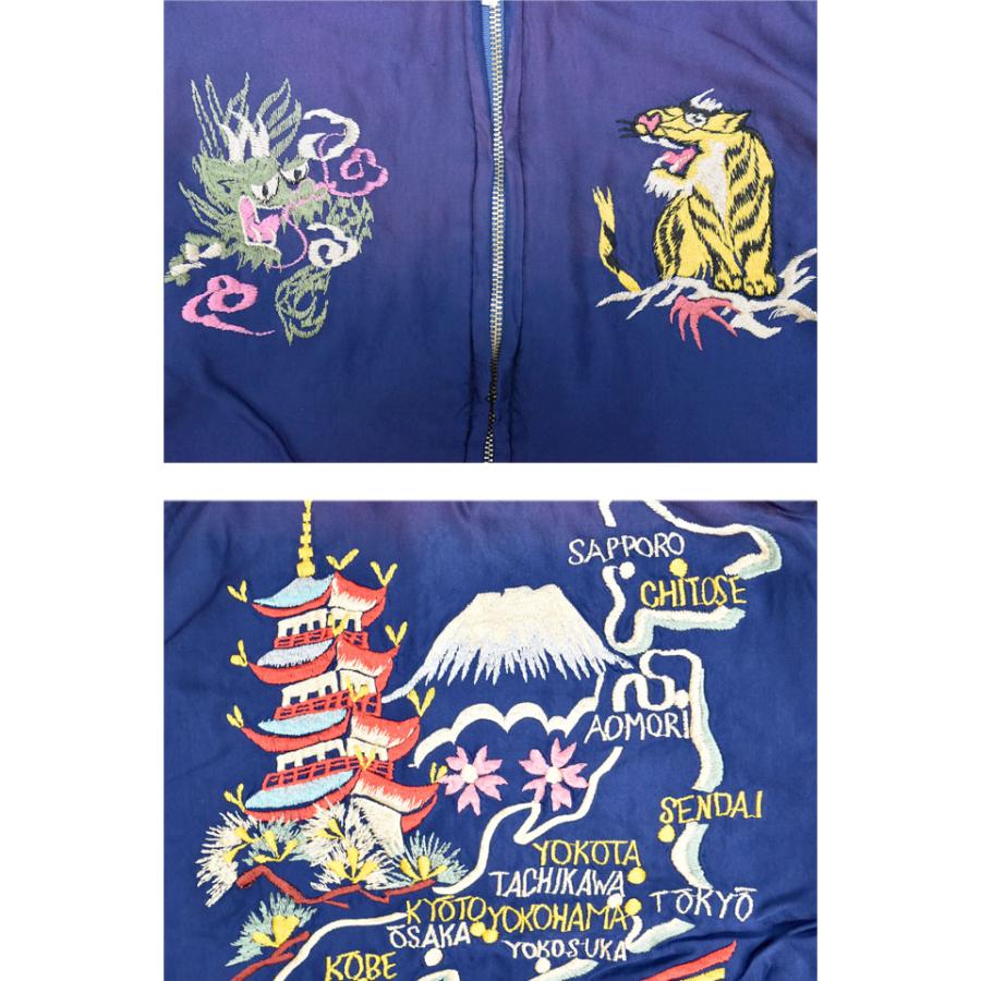 AGING MODEL アセテートリバーシブルスカジャン「EAGLE＆DRAGON