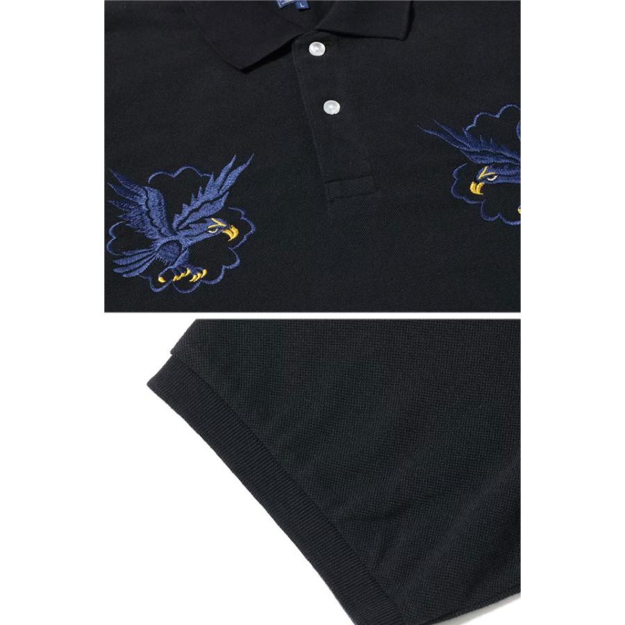 半袖スカ刺繍ポロシャツ「TIGER＆DRAGON」 テーラー東洋 TT79747 和柄