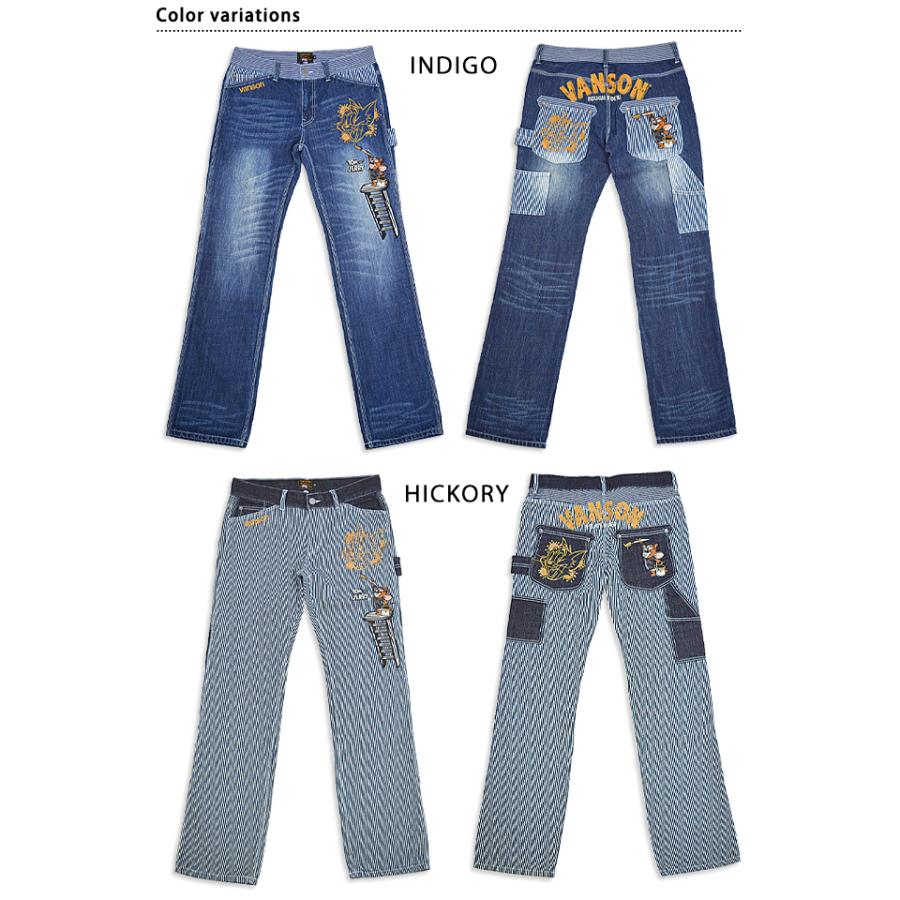 vanson×TOM＆JERRYコラボ デニムパンツ vanson TJV-2308 バンソン