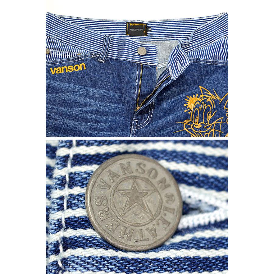 vanson×TOM＆JERRYコラボ デニムパンツ vanson TJV-2308 バンソン