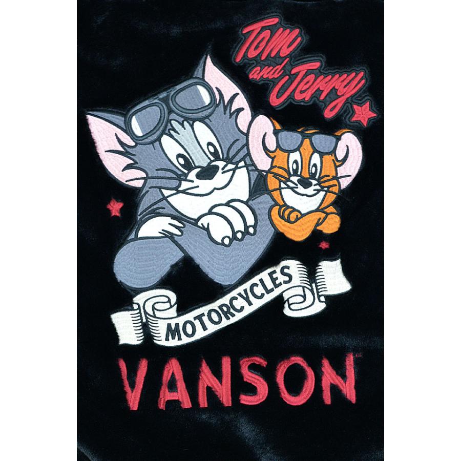 vanson×TOM＆JERRYコラボ ファージャケット vanson TJV-2338
