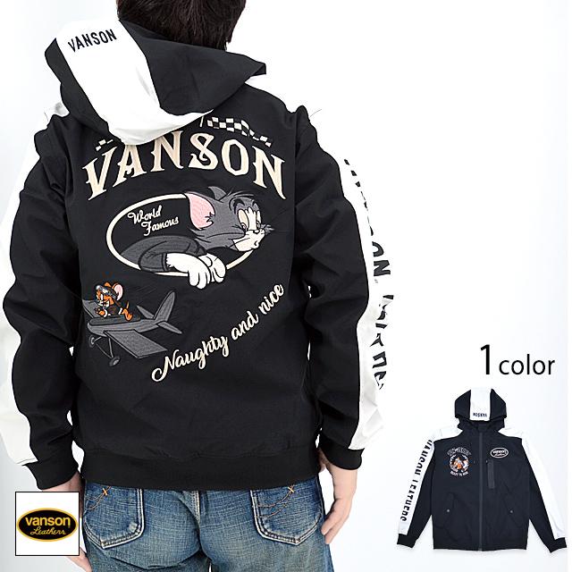 VANSON×TOM&JERRY バンソン トムとジェリー コラボ 三層ストレッチ マウンテンパーカー tjv-2405 vanson×TOM＆JERRY 三層ストレッチマウンテンパーカー vanson TJV-2405