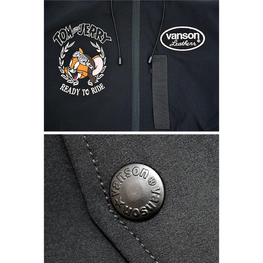vanson×TOM＆JERRY 三層ストレッチマウンテンパーカー vanson TJV-2405