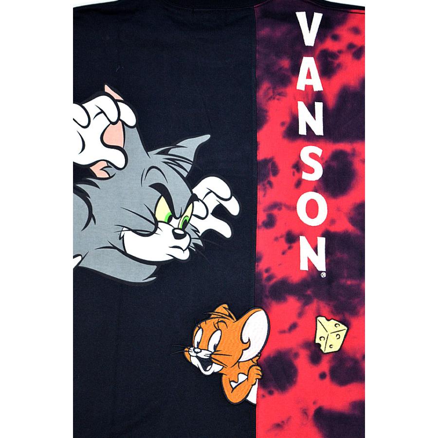 vanson×TOM＆JERRY 天竺半袖Tシャツ vanson TJV-2419 バンソン