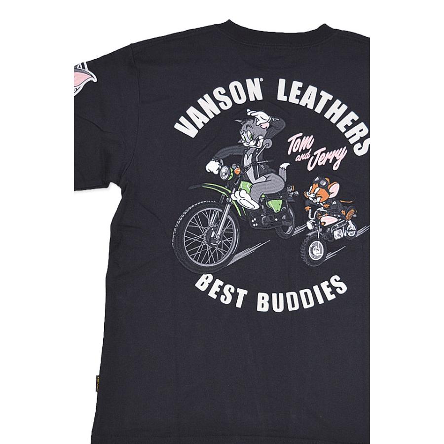 vanson×TOM＆JERRY 天竺半袖Tシャツ vanson TJV-2421 バンソン