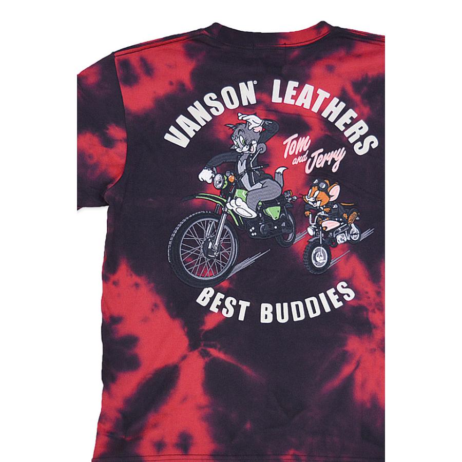 vanson×TOM＆JERRY 天竺半袖Tシャツ vanson TJV-2421 バンソン