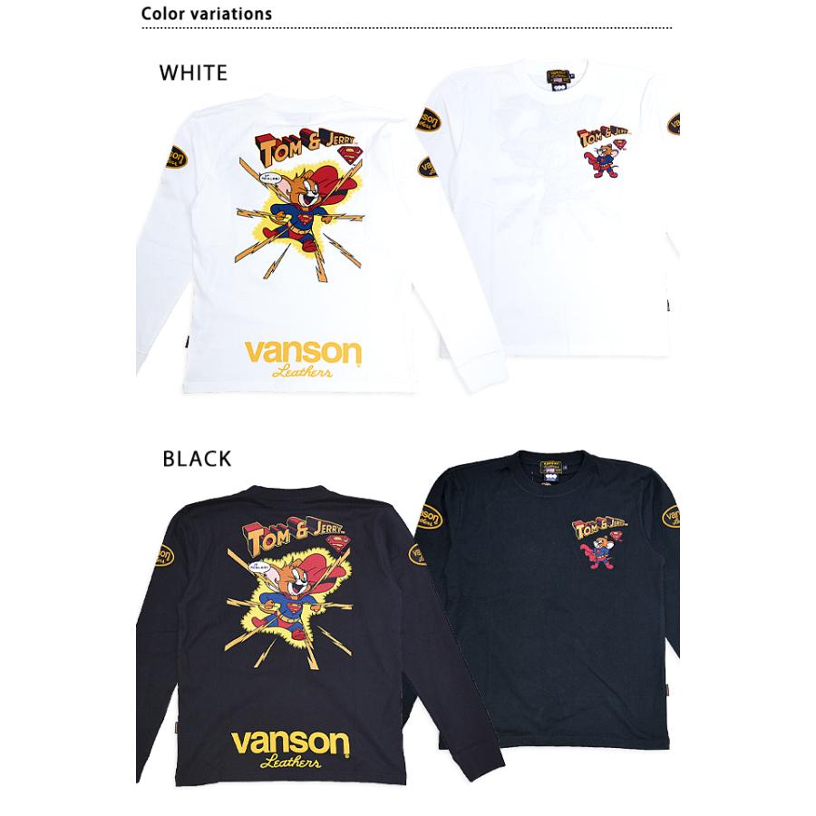 vanson×TOM＆JERRY WARNER BROS.100周年記念モデル 天竺ロングTシャツ