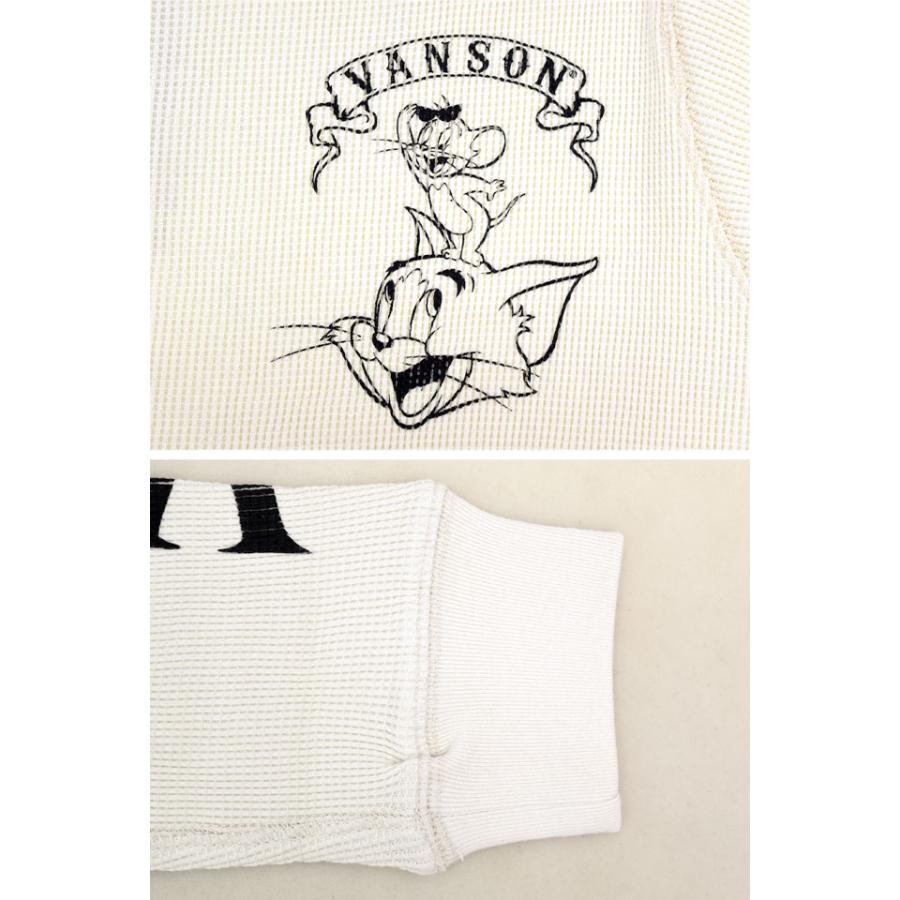TOM＆JERRYコラボ サーマル長袖Tシャツ vanson TJV-2525 バンソン