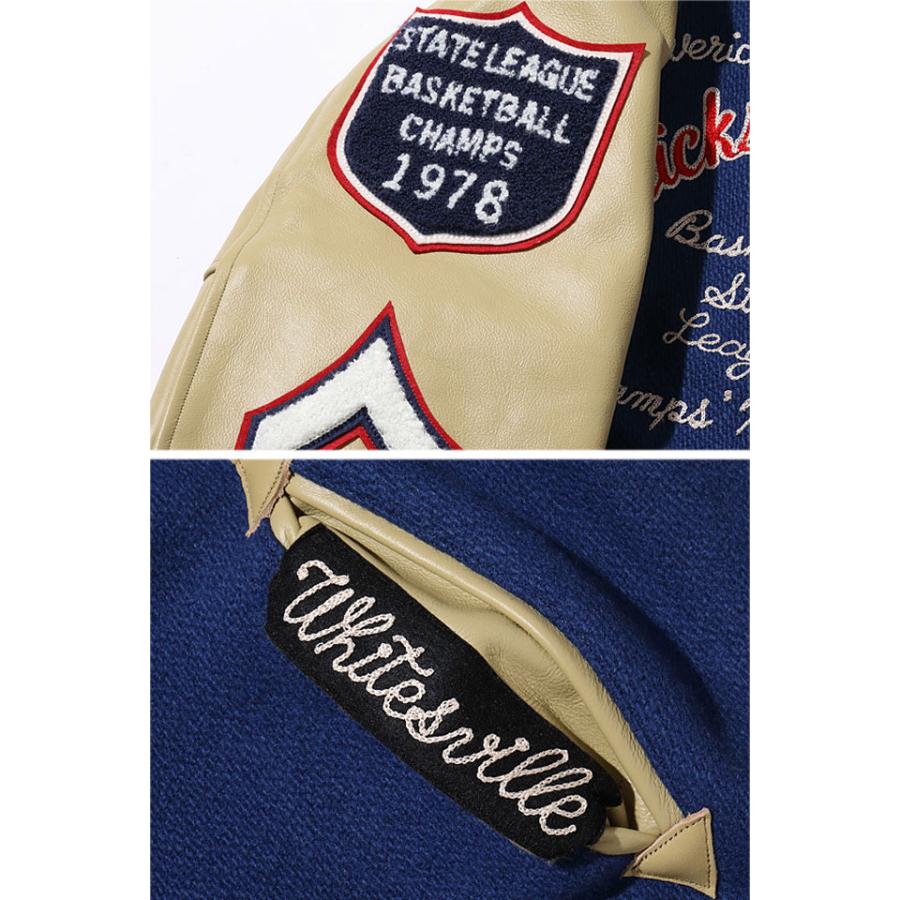 30oz. WOOL MELTON AWARD JACKET「MAVERICKS」 WHITES VILLE WV15166-126 ホワイツビル スタジアムジャンパー爆買の画像