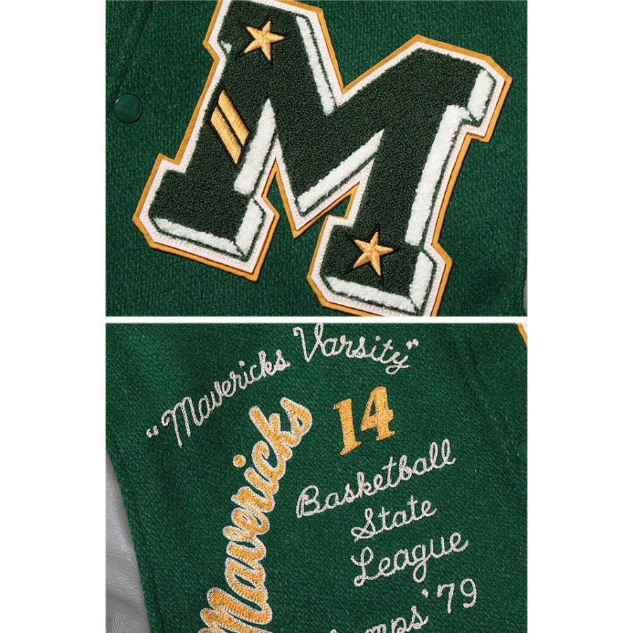 30oz. WOOL MELTON AWARD JACKET「MAVERICKS」 WHITES VILLE WV15166-145 ホワイツビル スタジアムジャンパー爆買の画像