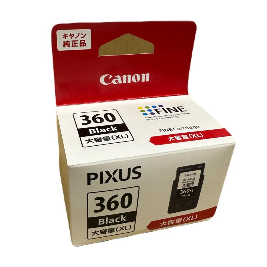Canon PIXUS 純正インク BC-360XL BC-361XL 大容量 キヤノン（Canon） CANON FINE カートリッジ BC-360XL ブラック 大容量