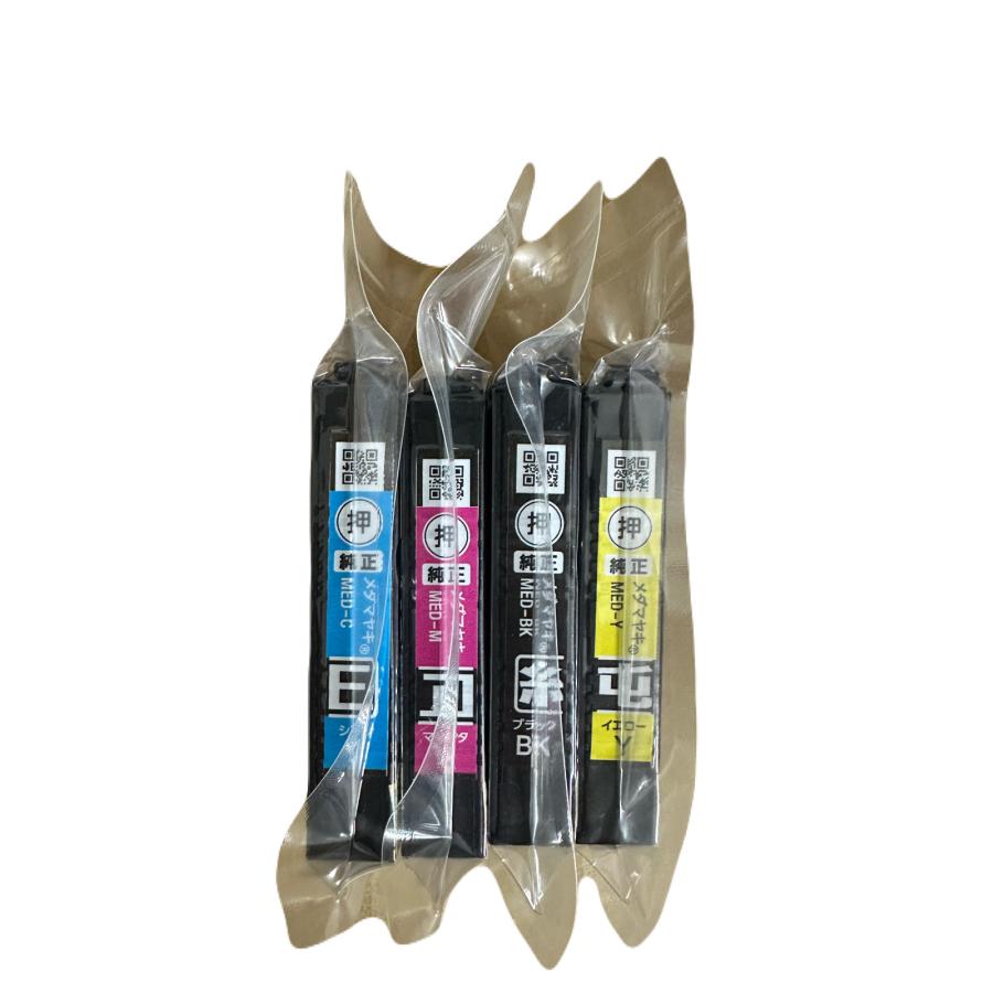 エプソン（EPSON） 純正インク MED-4CL 4色セット （目印：メダマヤキ