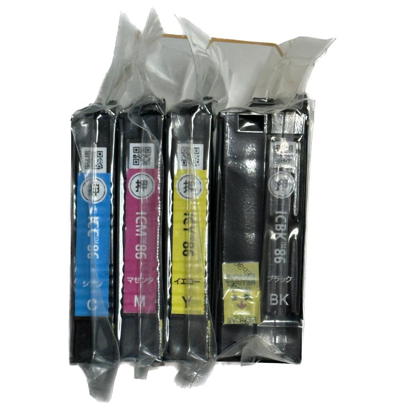 エプソン（EPSON） 純正インク IC4CL86 4色セット 大容量 （目印：かぎ