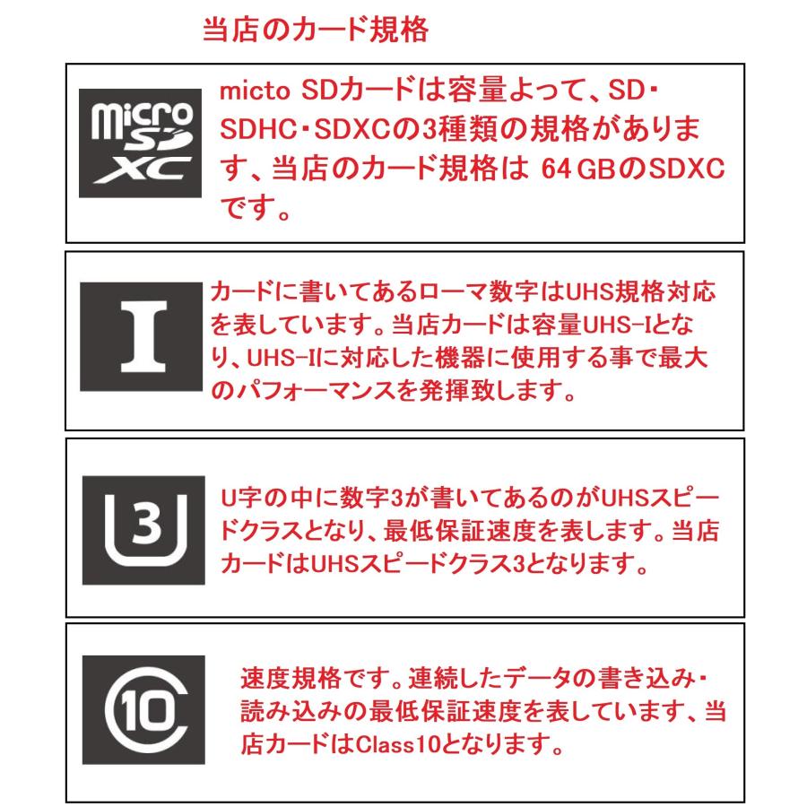 LAZOS micro SD カード MicroSD sdカード 64 メモリーカード micro SDXC マイクロSDカード 64GB U3 クラス10   CLASS10 任天堂スイッチ対応｜sakuraumeksm｜08