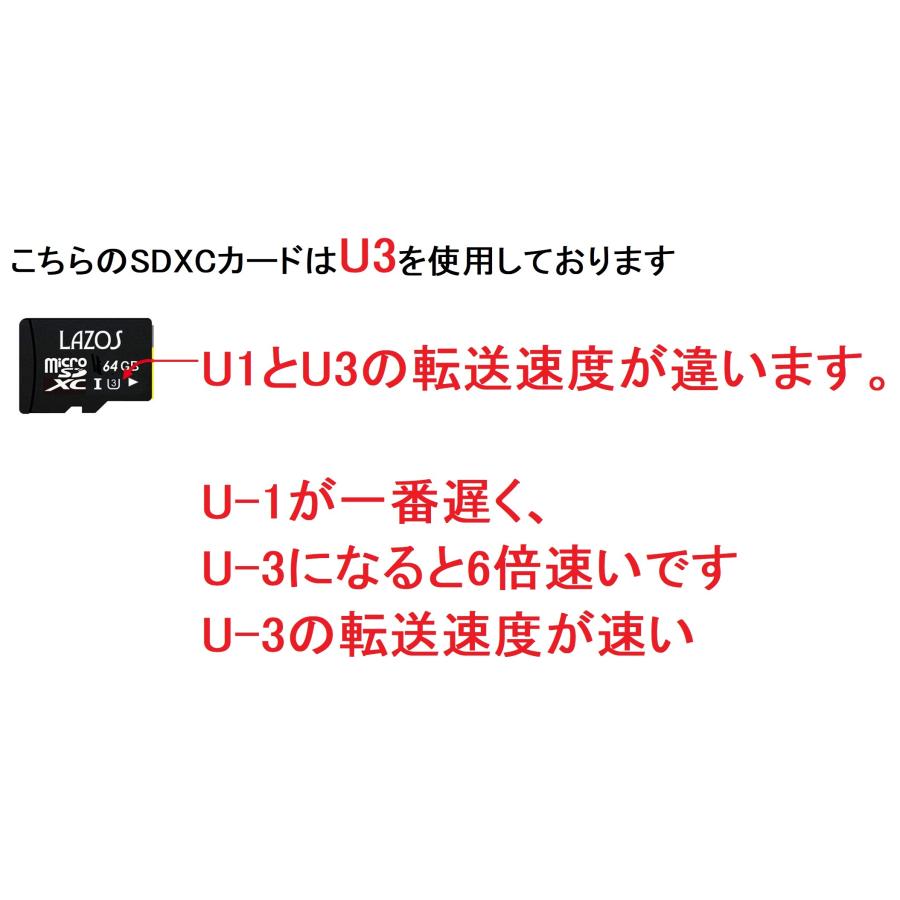 リーダーメディアテクノ LAZOS micro SD カード MicroSD sd