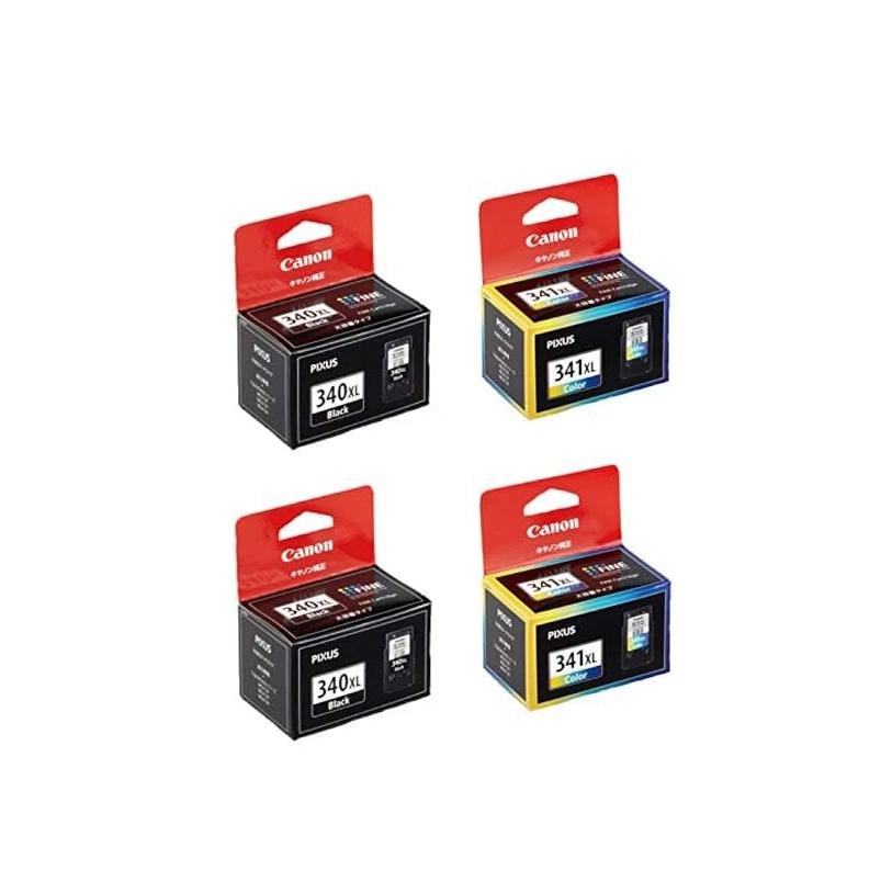 CANON（キャノン) 純正インク純正品 BC-340XL BC-341XL 4個セット  