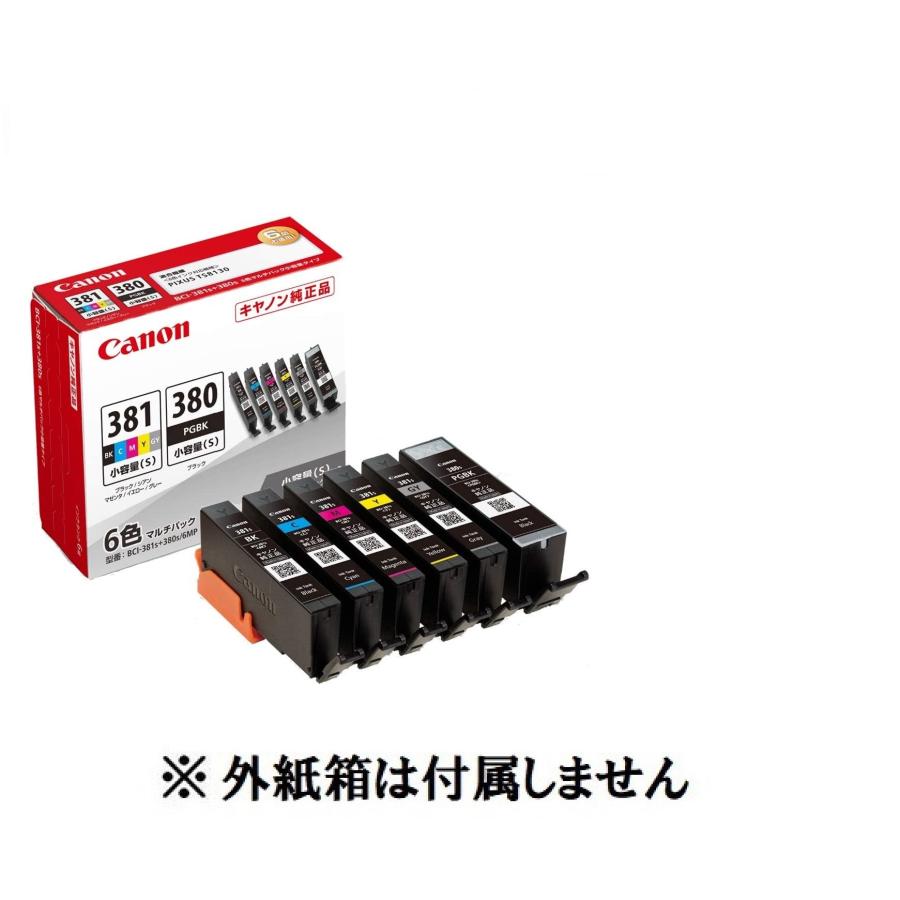 Canon キャノン 純正 インクカートリッジ BCI-381S+380S/6MP インクカートリッジ 6色(小容量) マルチパック 送料無料 純正外紙箱なし アウトレット :TBCI380S381S6MP:桜梅建福屋 - 通販 - Yahoo!ショッピング Canon キャノン 純正 インクカートリッジ BCI-381S+380S/6MP インクカートリッジ 6色(小容量) マルチパック 送料無料 純正外紙箱なし アウトレット :TBCI380S381S6MP:桜梅建福屋 - 通販 - Yahoo!ショッピング