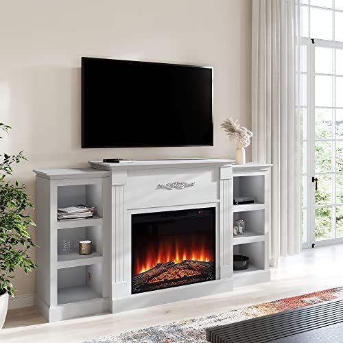 送料無料限定セール中 Della Electric Faux Remote Stand and TV and Enhanc Heater,  Built-In with Cabinets, Entertainment Center Fireplace Control Mantel  Bookshelves バーベキュー、調理用品 | gerinnungskurs.com
