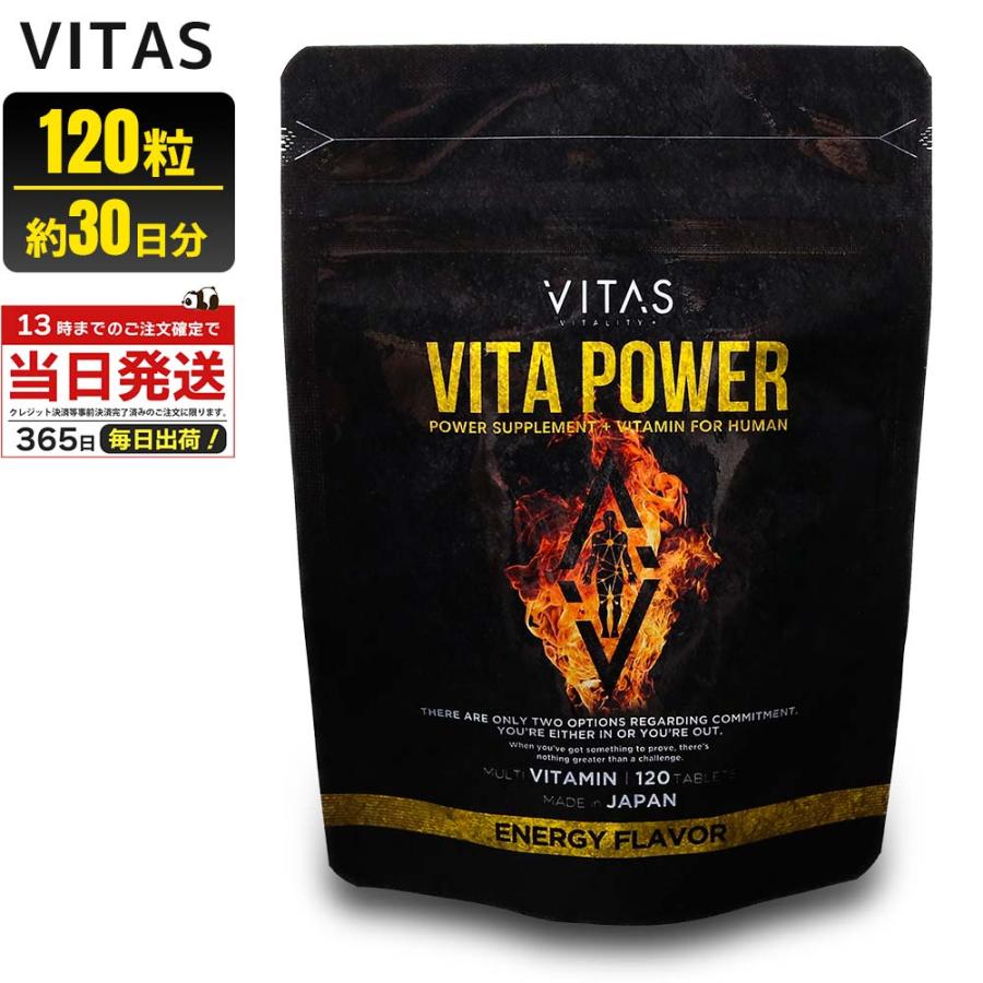 VITAS バイタス ビタパワー マルチビタミン ミネラル 120粒 30日 VITAS バイタス ビタパワー マルチビタミン ミネラル 120粒 30日