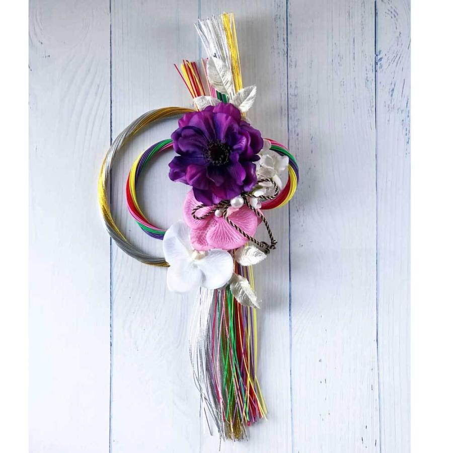 迎春21 お正月飾り 玄関飾り ドアリース 和モダン開運正月飾り 水引 しめ縄 Mizuhikiokazari 南青山flower Aroma 通販 Yahoo ショッピング