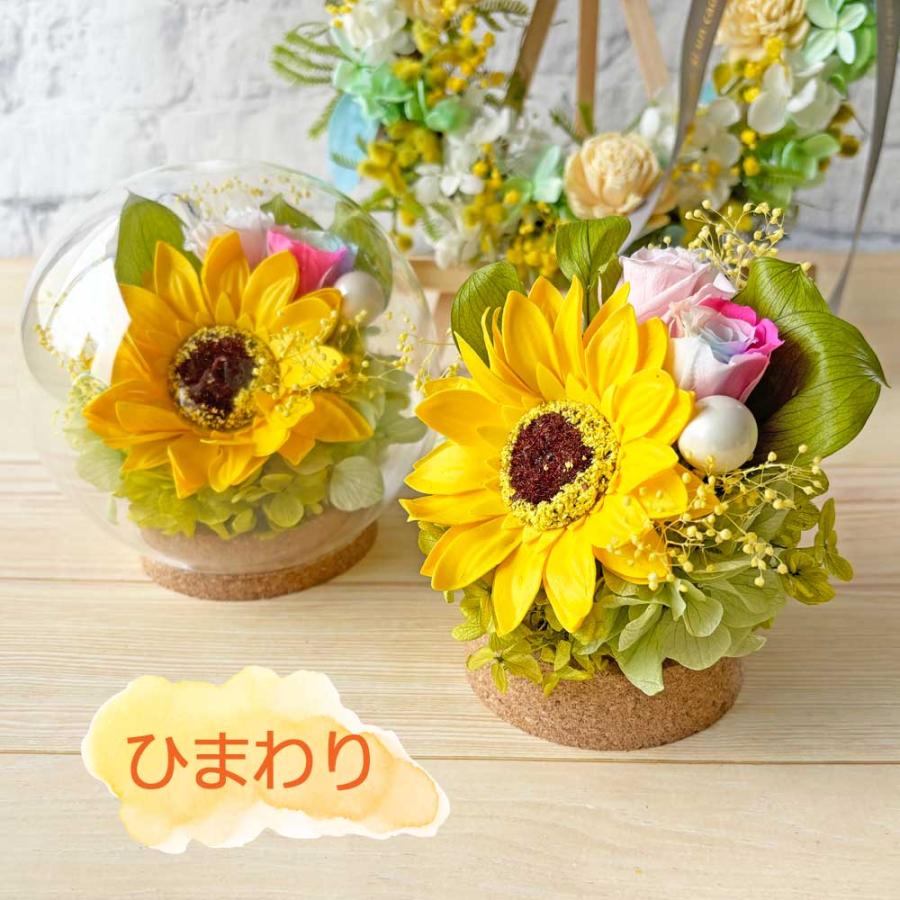 専用ギフトラッピング仕様】Premiereガラスドームプリザーブドフラワー
