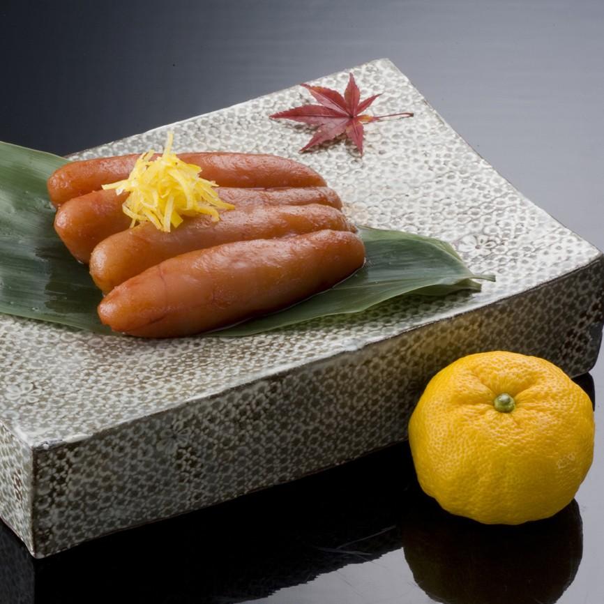 【ご贈答に・送料無料】福岡の料亭 観山荘の生粋めんたいこギフトセット（本味190g+柚子風味190g）日本料理の技とこだわりで美味しく仕上がりました。 |  | 01