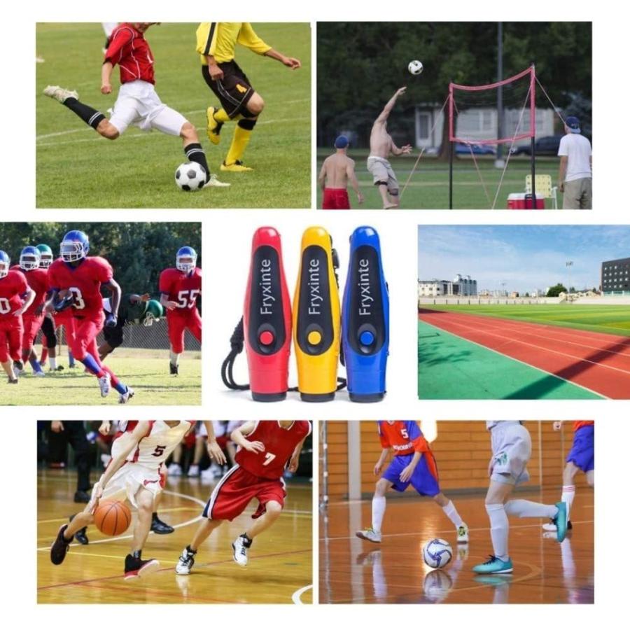 電子ホイッスル 3種音源 軽量 衛生的 審判 レフリー 団体競技 防災 防犯 登山 害獣 対策 イエロー ブランド品専門の