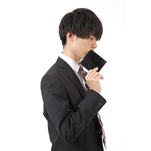 クロコダイル レザー カード 入れ 二つ折り 無双 本 ワニ 皮 革 メンズ 日本製の画像