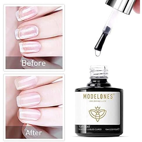 50 Off ジェルネイル セット ベースコート トップコート Modelones 10ml お買い特キット 速乾 低臭 Led Uv インナーウエア Www We Job Com