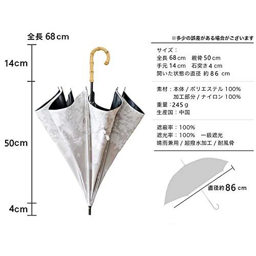 傘 レディース 日傘 長傘 一級遮光 母の日のプレゼント ｕｖカット率100 かわいい 軽量 晴雨兼用 210t高密度 撥 本物品質の
