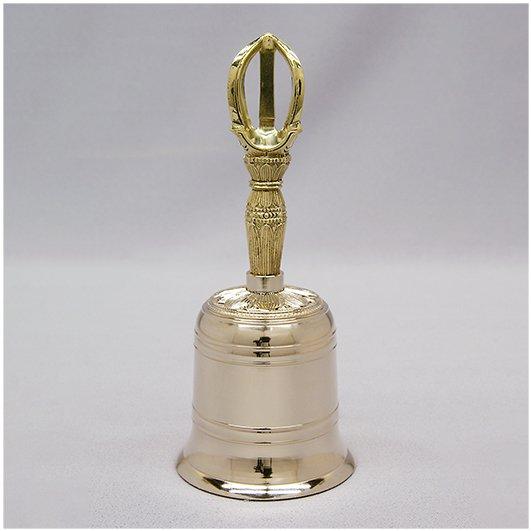 密教法具 金剛鈴 上等品 ミガキ仕上げ 大サイズ 高さ16.3cm : 京 密教法具 金剛鈴 上等品 ミガキ仕上げ 大サイズ 高さ16.3cm : 京