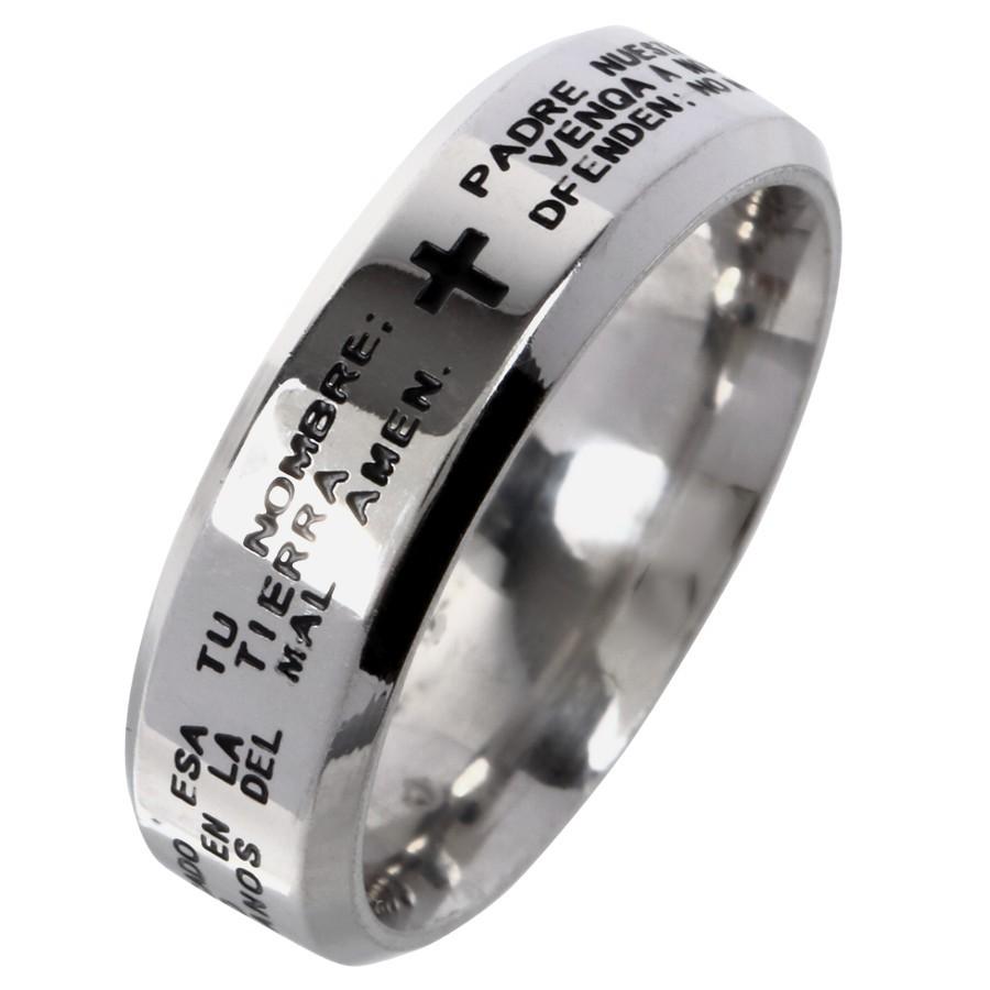 指輪 メンズ リング ステンレス シンプル シルバー 安い 十字架 聖書 レディース クロス 6199 6199 メンズアクセサリー店sakuto 通販 Yahoo ショッピング