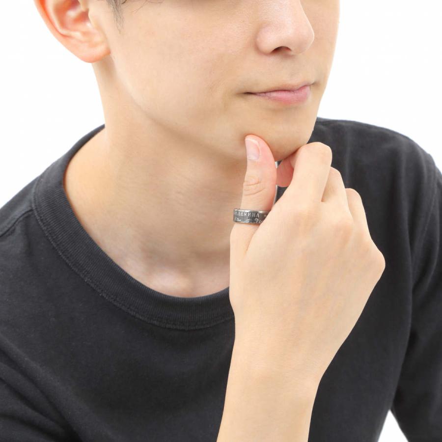 指輪 メンズ リング 男性 コイン ステンレス シンプル 指輪 メンズ リング 男性 コイン ステンレス シンプル