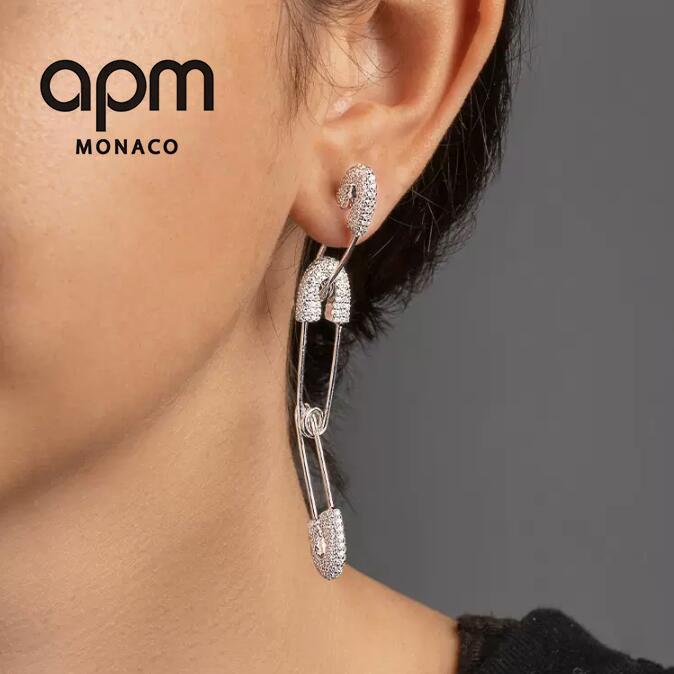 APM Monaco モナコ セーフティーピン フープピアス スターリングシルバー 片耳 個性 プレゼントギフト :AE12169OX:咲翔SHOP  - 通販 - Yahoo!ショッピング