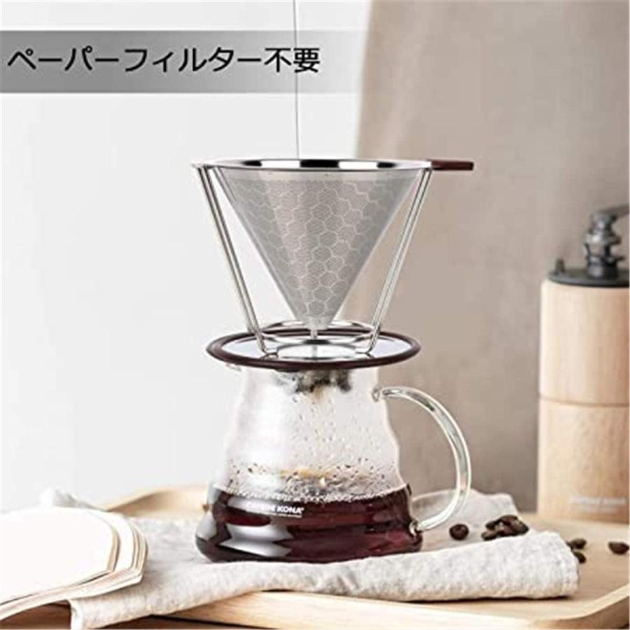 Blu Urbano Coffee コーヒードリッパー ペーパーレス ステンレス製 コーヒー ドリップ器具 メッシュ二重構造フィルター コーヒーフィルター｜sakyoyama2955｜05