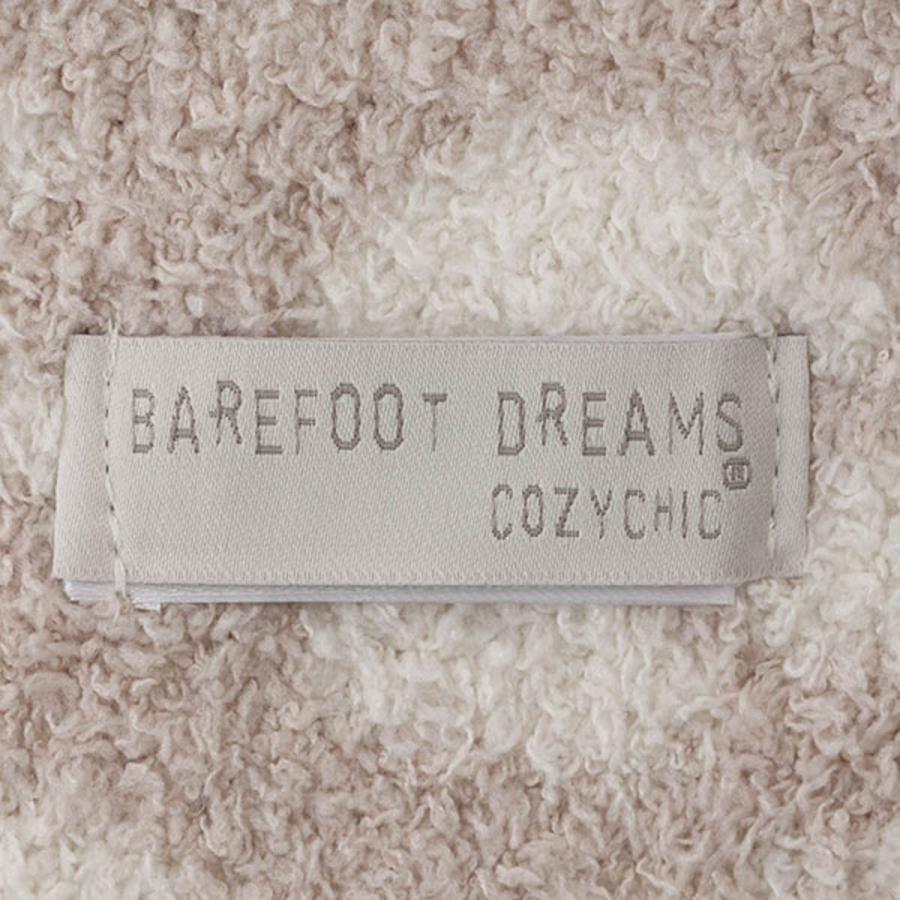 ベアフットドリームズ BAREFOOT DREAMS ブランケット 毛布 B563 CREAM-STONE クリーム ストーン COZYCHIC BAREFOOT IN THE WILD THROW アイボリーベージュ系｜salada-bowl｜03