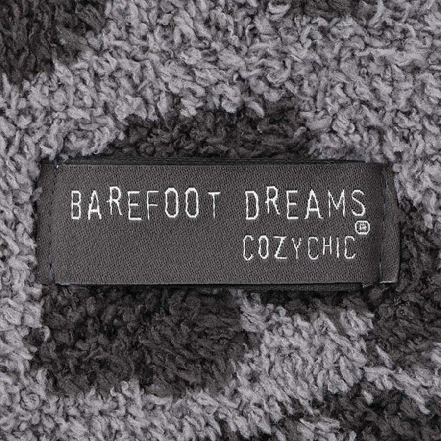 ベアフットドリームズ BAREFOOT DREAMS ブランケット 毛布 B563 GRAPHITE-CARBON グラファイト カーボン COZYCHIC BAREFOOT IN THE WILD THROW ダークグレー系｜salada-bowl｜03