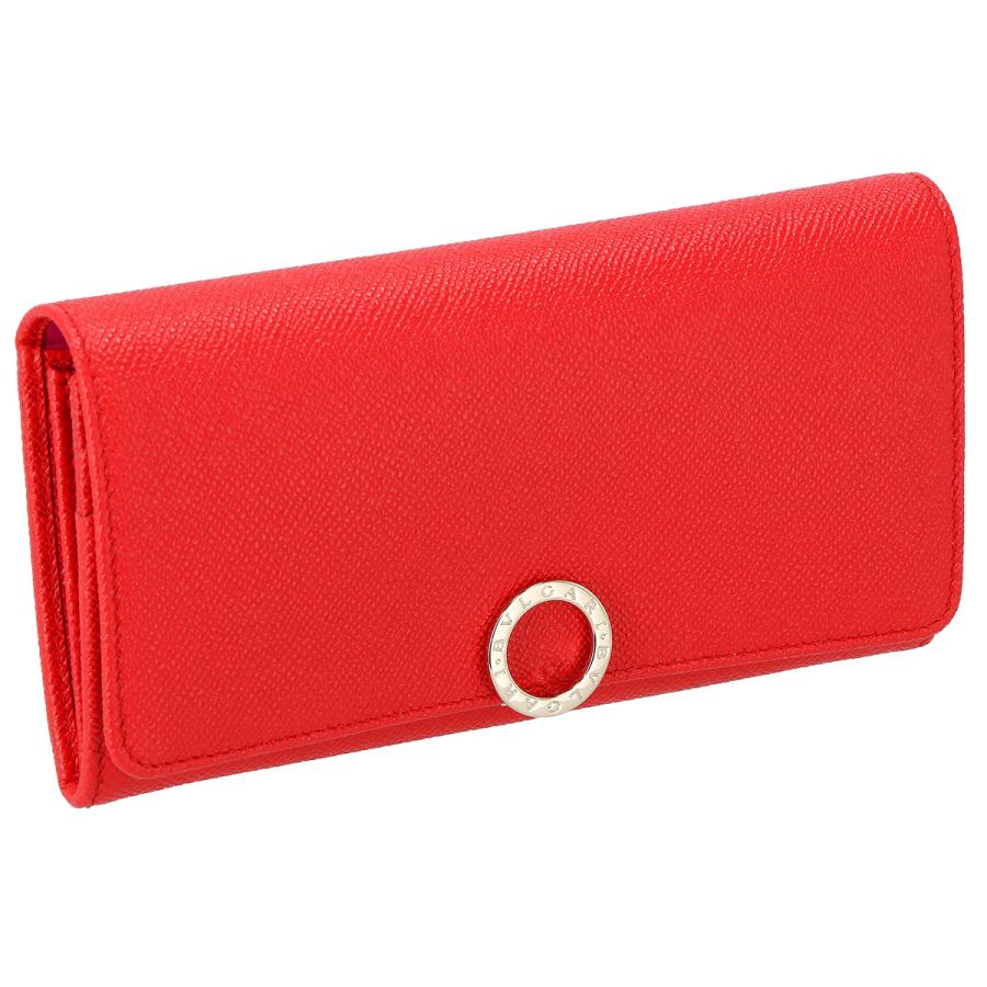 BVLGARI ブルガリ 財布 長財布 フラップ式長財布 かぶせ 小銭入れ付き 